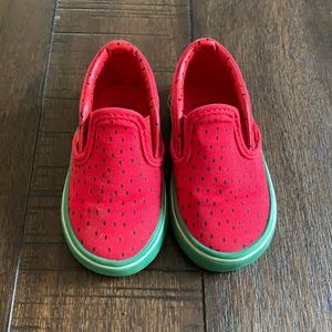 Vans Watermelon Slip-ons Toddler Size 5.5